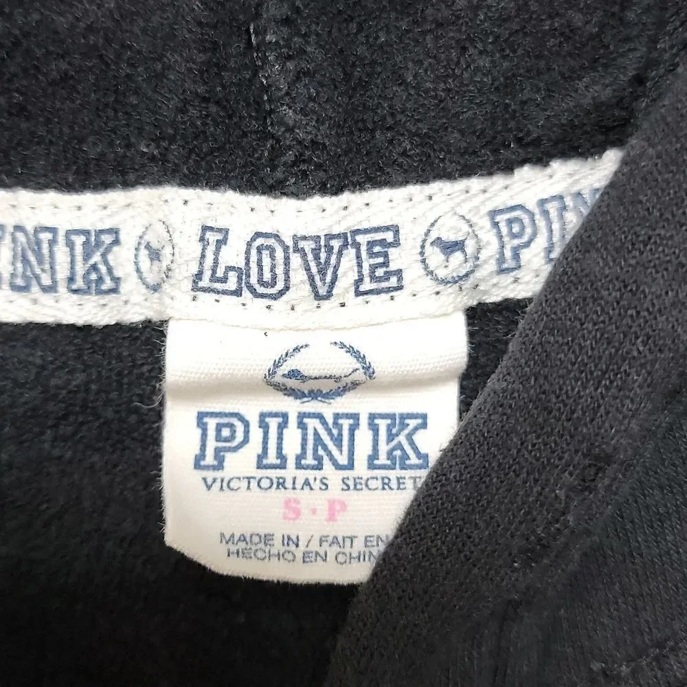 PINK BLACK HOODIE, 